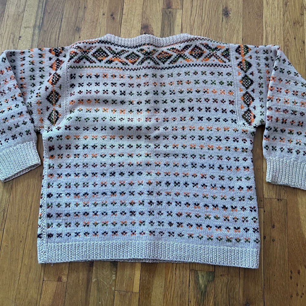 Vintage Alpine Winter Sweater